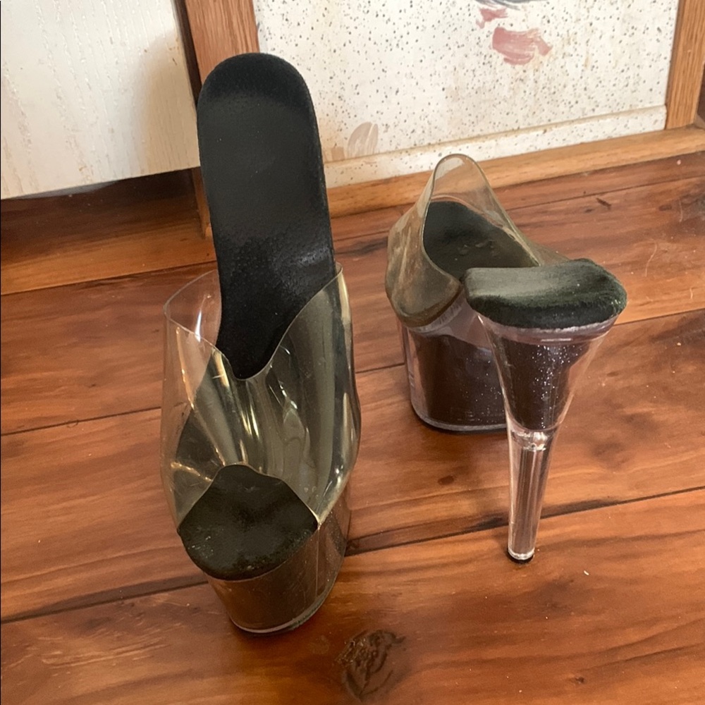 Transparent Platform Heels